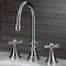 Kingston Brass KS2981BEX Essex Widespread Bathroom Faucet W/ Brass Pop-Up, Chrome KS2981BEX - alternate 4